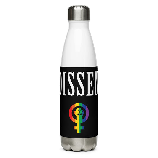 I Dissent Stainless Steel Water Bottle- Pride Edition!