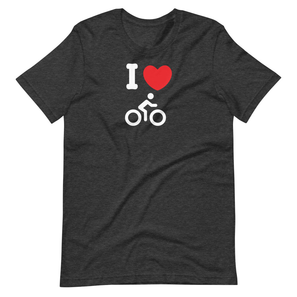 I Heart Biking Men's T-Shirt