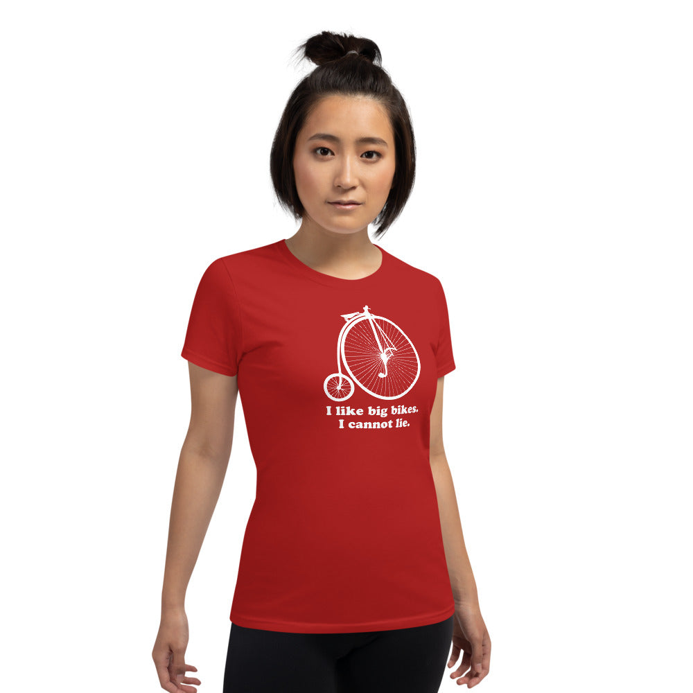 I Like Big Bikes, I Cannot Lie Women's Cycling T-Shirt