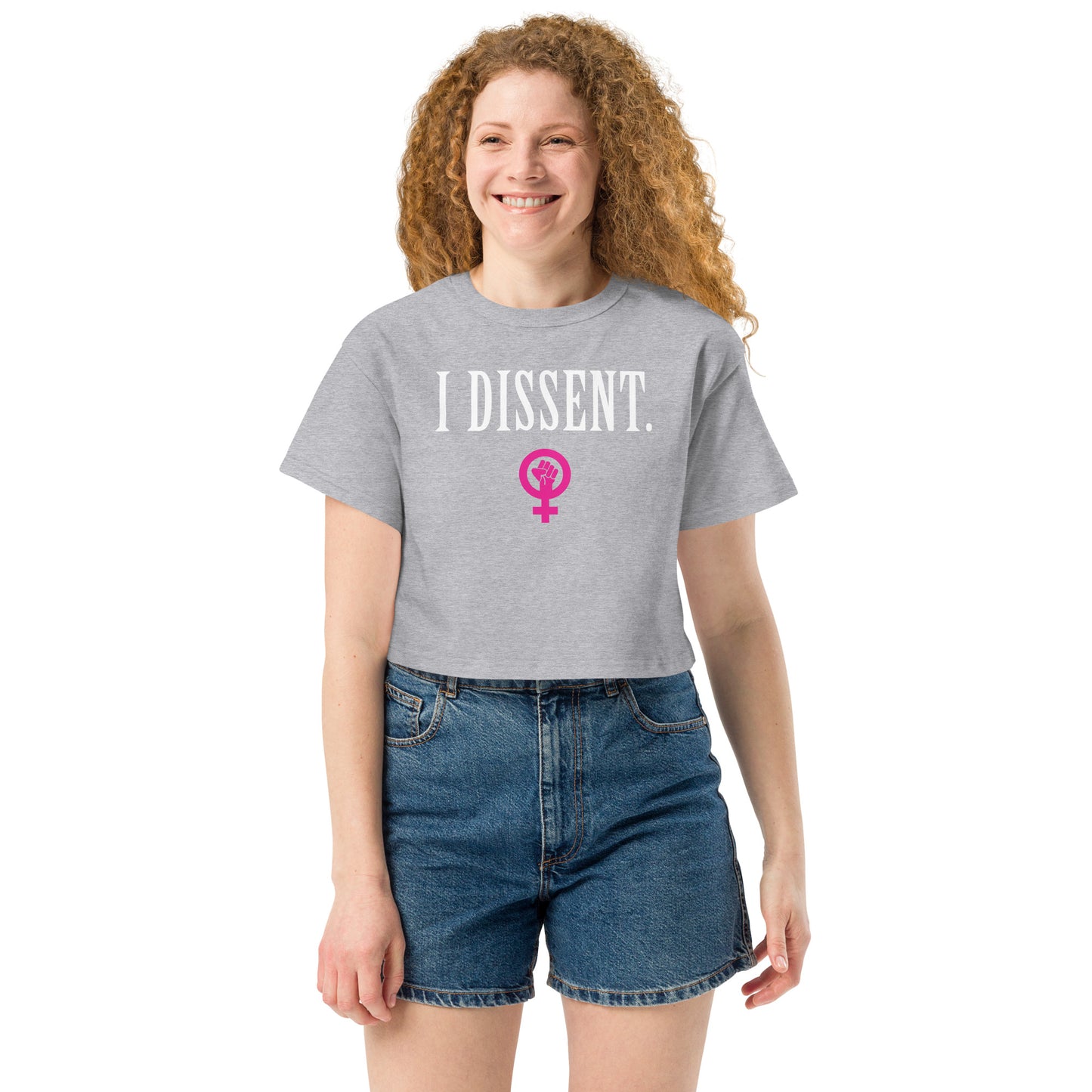 I Dissent. Women's Rights Cropped Tee- Women's size