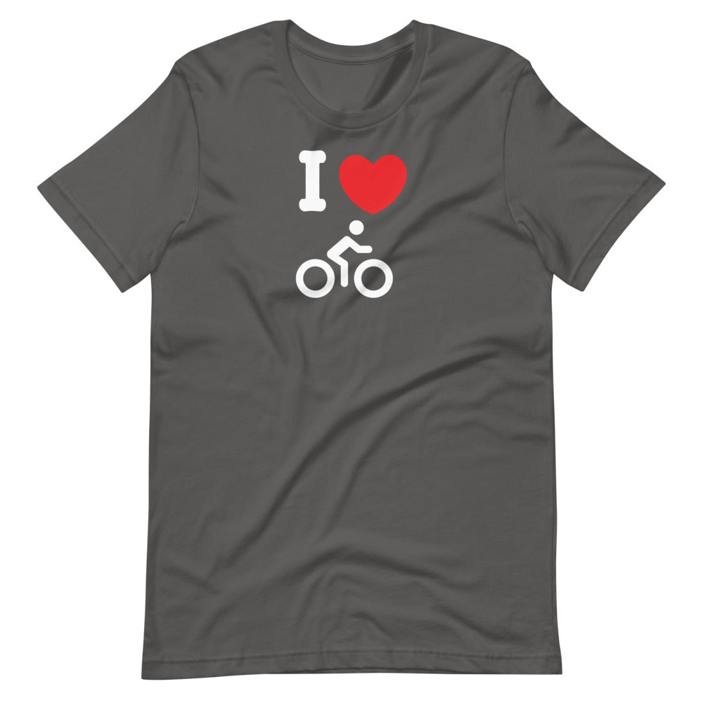 I Heart Biking Men's T-Shirt