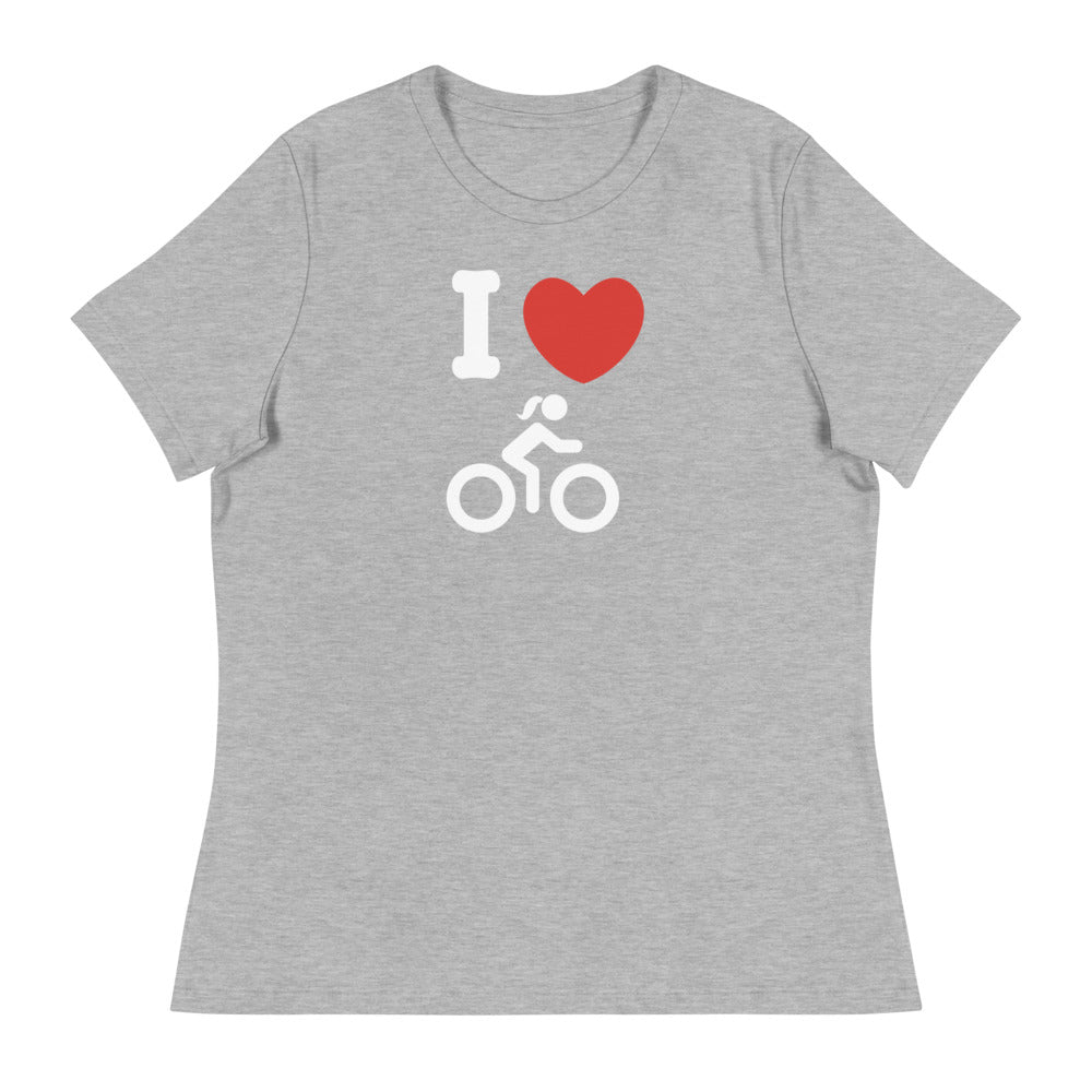 I Heart Biking Women's T-Shirt